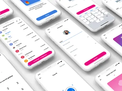 getpay Banking Application app illustration logo ux ui vector