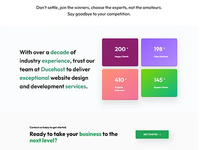 Ducehost Sales Promo Page design landing page ui uiux web web design website website design