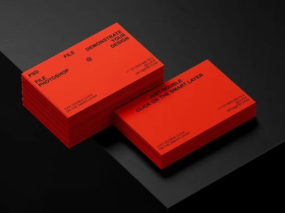 Business Card Mockup design