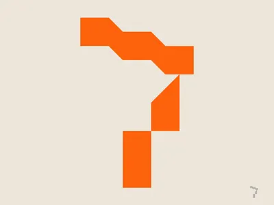 36 Days of type: 7 7 7 11 7 eleven 7eleven branding digit logo number seven seven eleven seveneleven