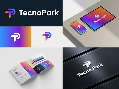 TecnoPark Digital Agency logo | T+P Letter logo | Visualidentit branddesigner brandidentity branding design brandkit brandmanual company logo creativelogo custom logo design design fiverr design letter t p logo logo logodesign minimalist logo t logo typographyguidelines visualidentity