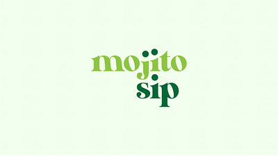 mojito sip branding brandingqube design graphic design logo minimal typography