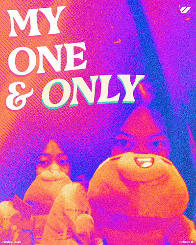 MY ONE & ONLY - Poster Concept Design creative design graphic design minimal