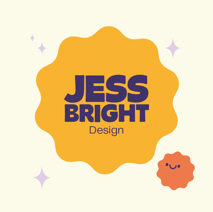Jess Bright Design Brand Refresh brand identity brand logo brand refresh branding colour creative design designer freelance happy illustration illustrator lettering logo logo identity logotype playful type typography vector