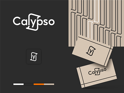 Calypso - Brand Identity brand identity brand logo branding calypso clean design digital agency digital brand logo logo design minimal saas agency logo typography web programmers agency wordmark