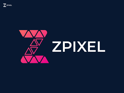 Z Pixel Logo brand identity branding letter logo logo logo designer logo mark logos minimalist minimalist logo modern logo pixel pixel logo z z logo