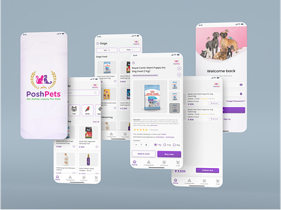 Pets Supplies E commerce App App Design by Avanish Vishwakarma