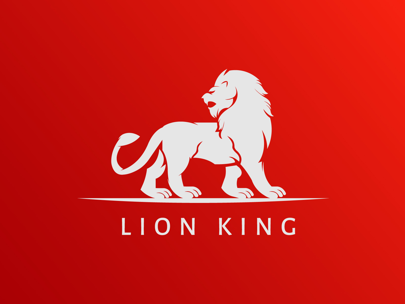 Gold Mascot Logo Lion King Text Profile Vector Illustration Stock Vector by  ©Lettering_Logo 638185276