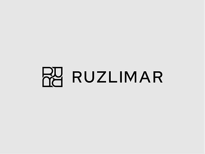 Ruzlimar brand clothes design graphic design identity logo logotype vector