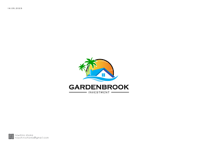 GARDENBROOK branding for sale graphic design investment logo logo design modern logo