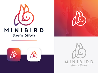 Mini Bird Logo Design sajjad khan shuvo