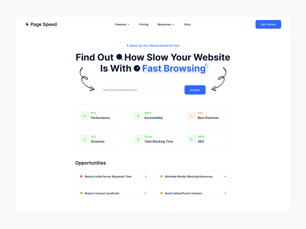 Page Speed Design