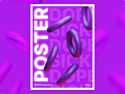 Poster Design using Inkscape & Blender 3d 3d rings blender creative design inkscape poster poster design