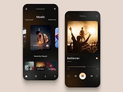 Music App app appdevelopment branding design graphic design illustration logo ui uiux ux vector