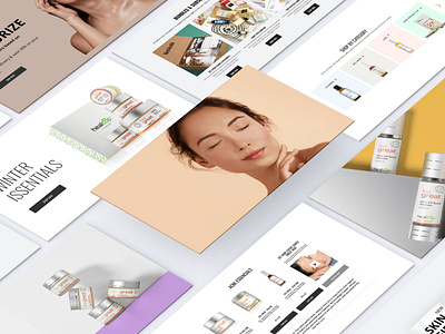 HealTop - eCommerce platform app branding design e commerce ui ux web design website wellness
