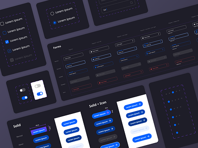Design System #3 buttons checkboxes design design system forms switches ui ux