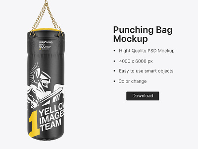 Punching Bag Mockup bag branding design graphic design logo mockup sport
