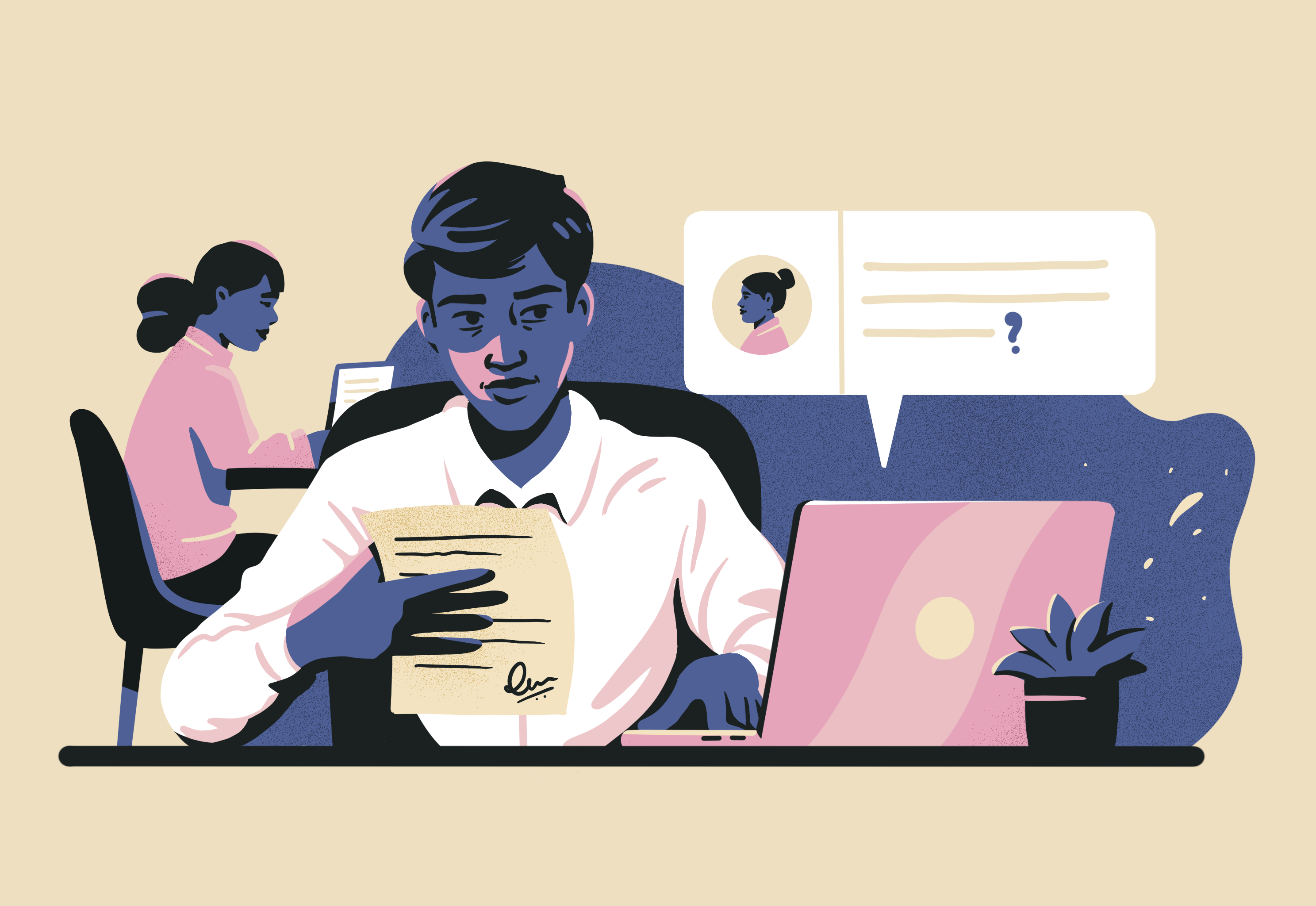 💻 adobephotoshop branding design digital illustration graphic design illustration illustrator office procreate product illustration visual design