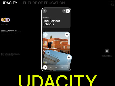 Udacity ― Future of Education. 3d animation branding designsystem designthinking graphic design interactiondesign logo mobiledesign motion graphics prototyping ui ui design userexperience userinterface ux design visualdesign webdesign wireframing