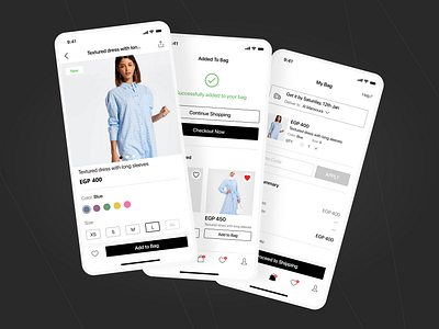 Shopping Cart 🛒 app design ui