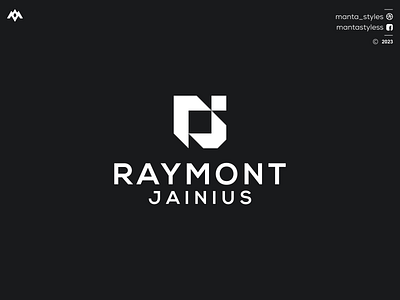 RAYMONT JAINIUS branding design graphic design icon illustration jr logo letter logo minimal rj logo ui vector