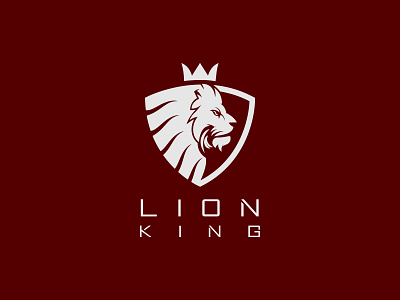 Lion King Logo colorful corporate finance financial invest investing kingdom lion for sale lion king logo majestic marketing monarchy power professional royal royalty strength triangle wild