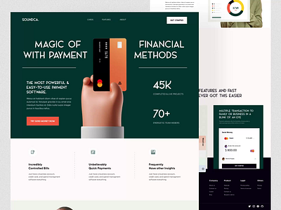 Gizot-Digital Banking Landing Page(Animated Version) animation app awe bank banking banking website finance website motion graphics payment transfer web web3 website