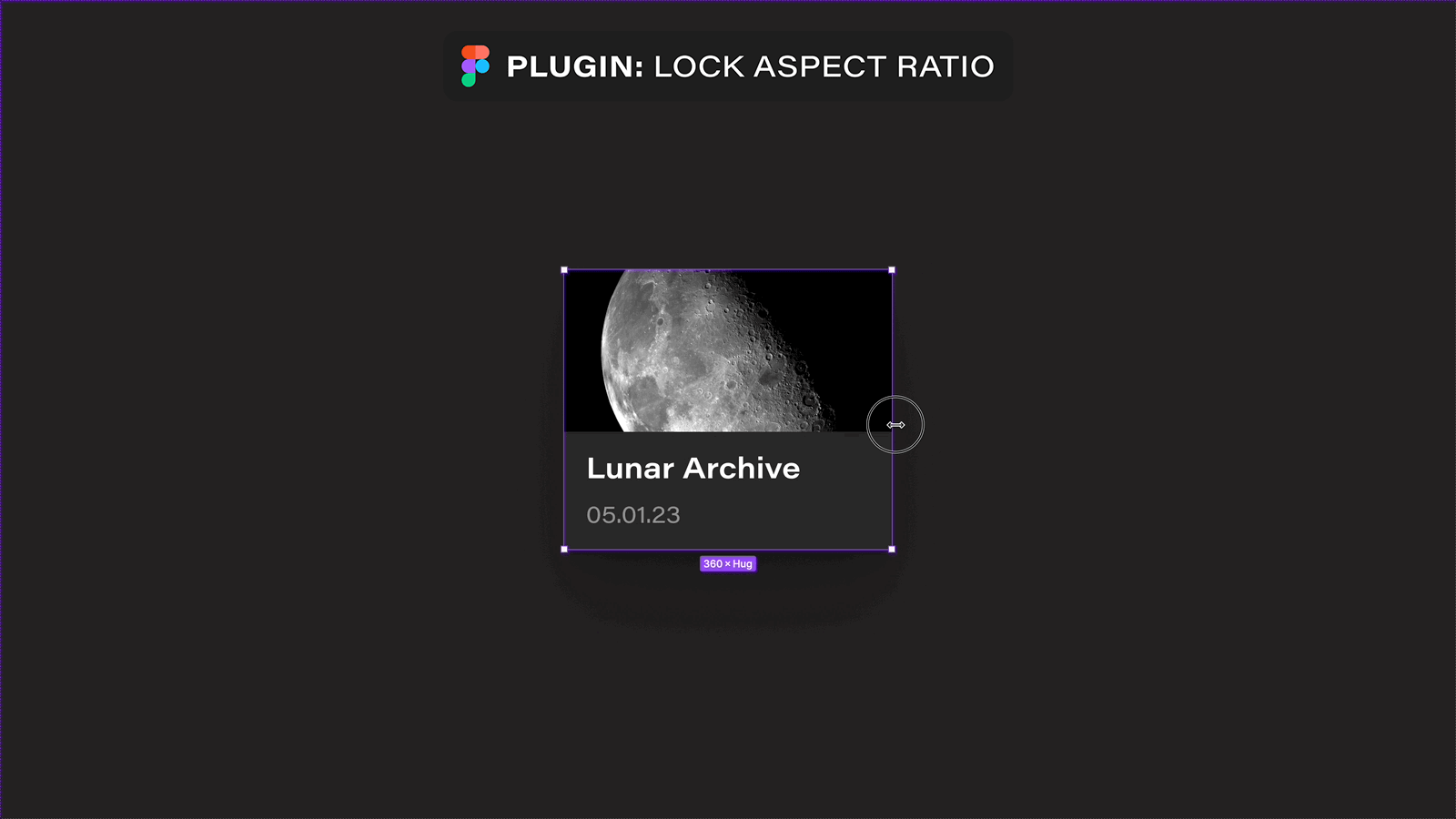 Lock Aspect Ratio (Figma Plugin) aspect ratio figma figma plugin icon plugin