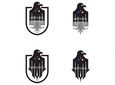 Tech Logo america art branding design digitalart eagle graphic design illustration logo logodesign shield tech technology vector