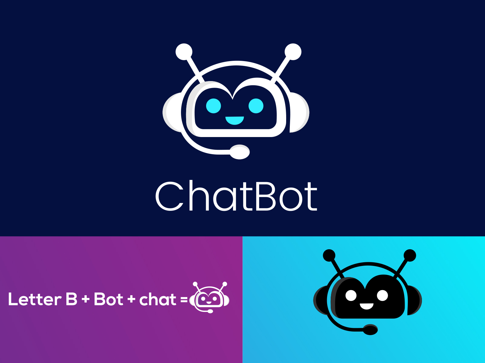 Letter B Chatbot Logo Designs, Themes, Templates And Downloadable ...