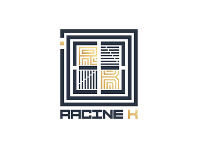 Logo Racine K brand brand design branding corporate logo design graphic design logo logos typography