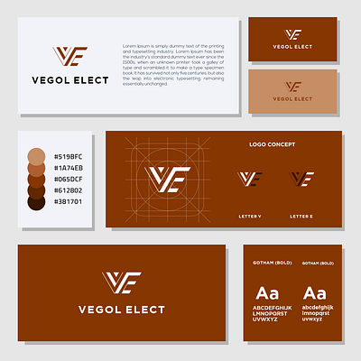 VE monogram branding design graphic design icon initial logo vector