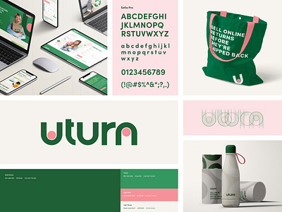 Uturn Branding branding business design design agency e commerce environment graphic design logo platform retail software design su sustainability ui ux web design website