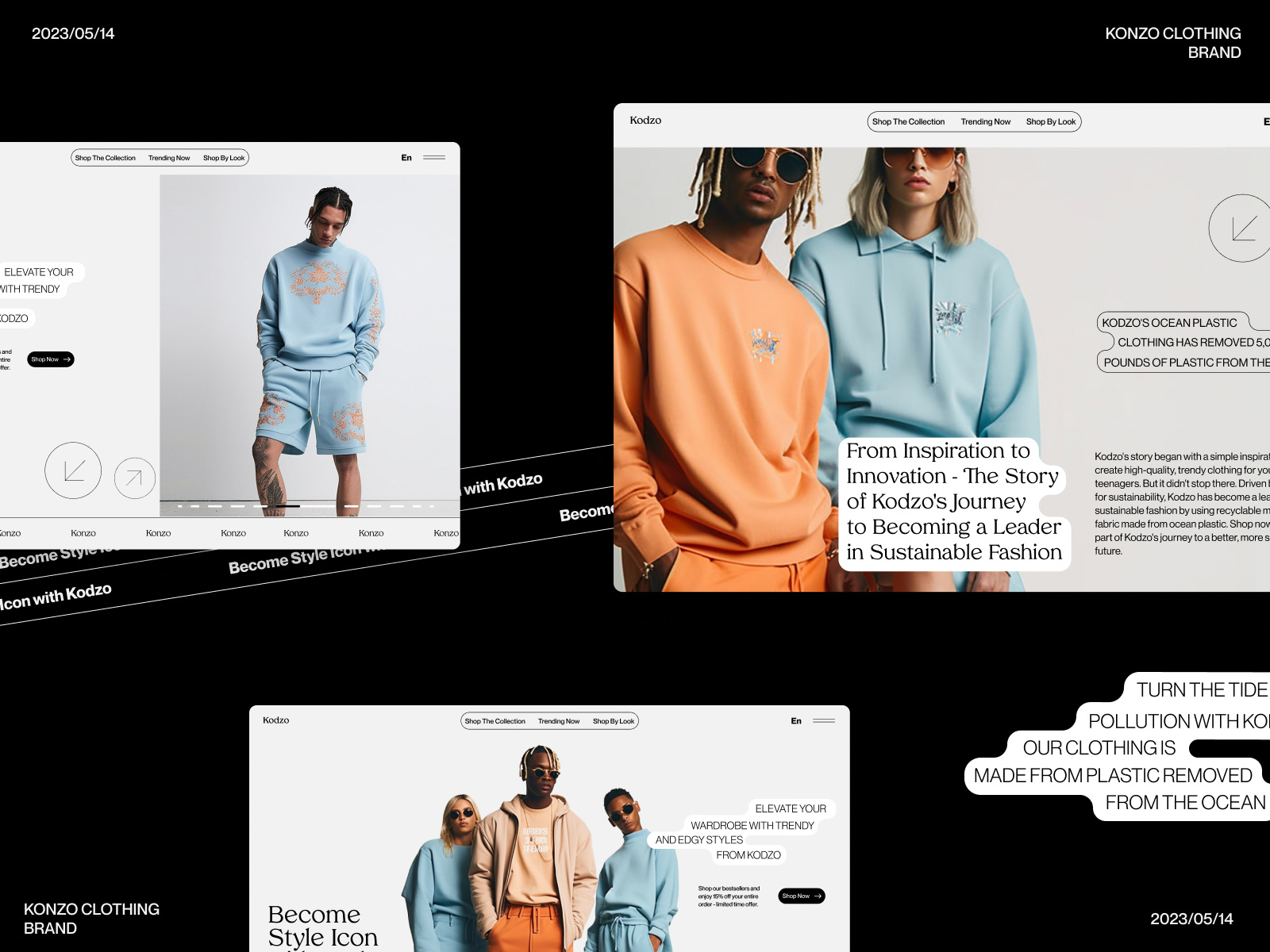 E-commerce website UI&UX design for Clothing Brand by Darina Yefymova ...