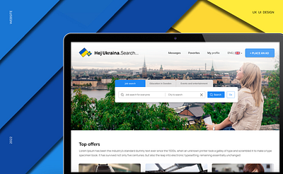 Website | Hej Ukraina Search design help ui ukraine ux website
