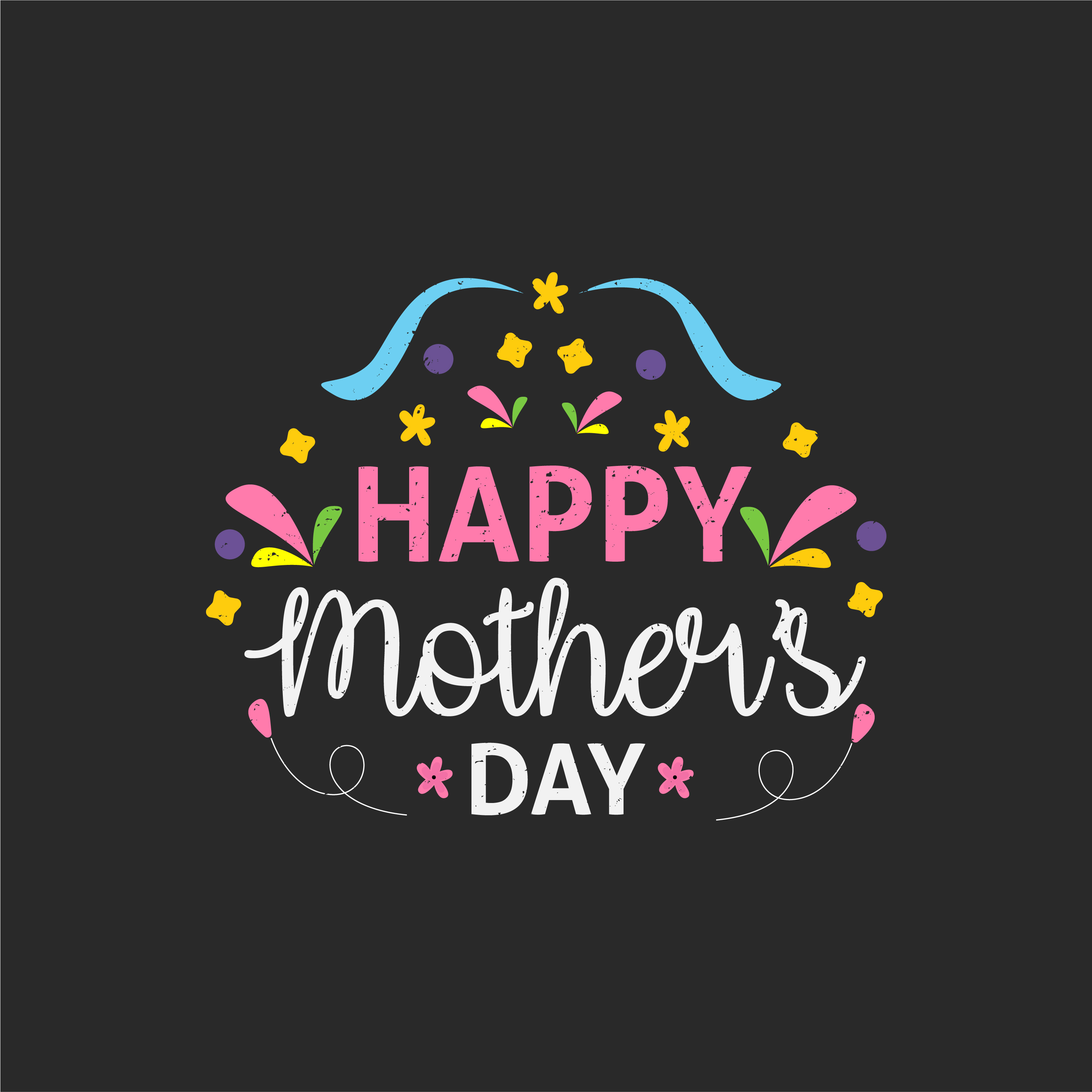 Happy Mother's day lettering best mom day design happy illustration lettering loving mom mom mother day mothers day mothers day special vector