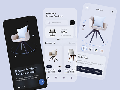 Ecommerce app - Mobile app app e comerce shop ecomerce app design furniture furniture app mobile design mobile ui online shoping shop
