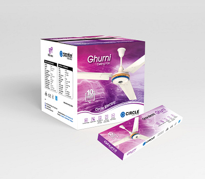 Ghurni Ceiling Fan Box Design. box design ceiling fan box design ceiling fan packet design. graphic design packaging packet design