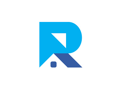 repportunity.io (2018) arrow branding design logo r real estate token