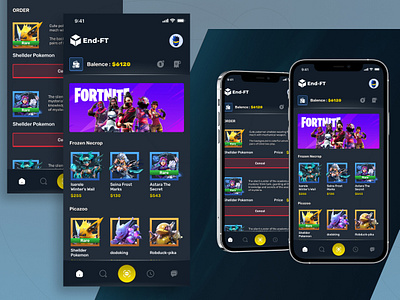 NFT Marketplace - EndFT App animation design ui nft game art game nft graphic design logo motion graphics nft art nft crypto nft design nft game nft game design nft marketplace nft ui ui ui design ui nft ui nft design uidesign uiux