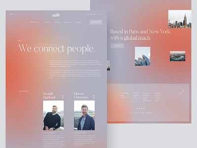 About Us & Careers Page UI — Website Redesign about page about us art direction b2b startups b2b website brand identity careers page editorial gradient design join the team join us luxury design saas product team page typography ui ui design ui landing page visual design web design