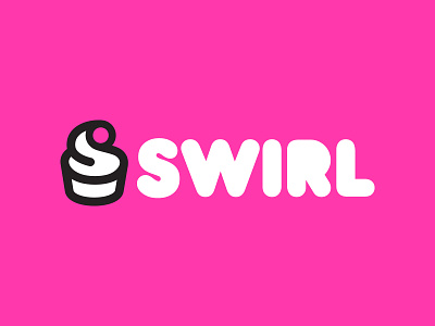 Swirl (2017) branding delicious design frozen logo sweet yoghurt