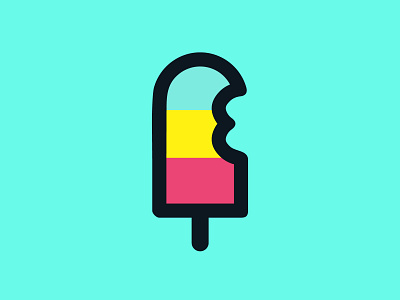 Icepop (2018) art design ice icon logo popsicle