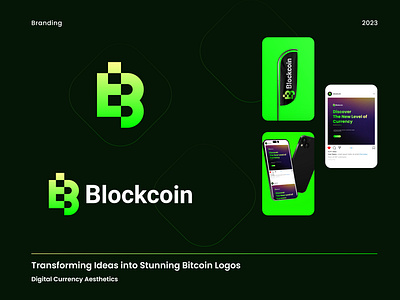 Branding - logotype - logo design - Bitcoin logo bitcoin block blockchain brand brandidentity branding coin crypto currency defi design exchange icon identity lettering logo logodesign modern token trading