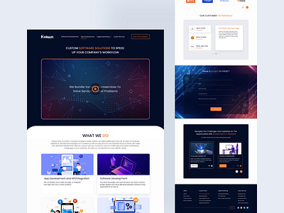 Software Company Website Redesign adobe branding design figma landingpage software ui ui design user interface web design