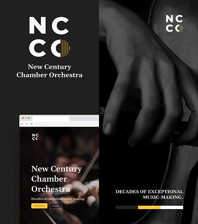 NCCO Logo Design | Chamber Orchestra Brand Identity branding design graphic design logo