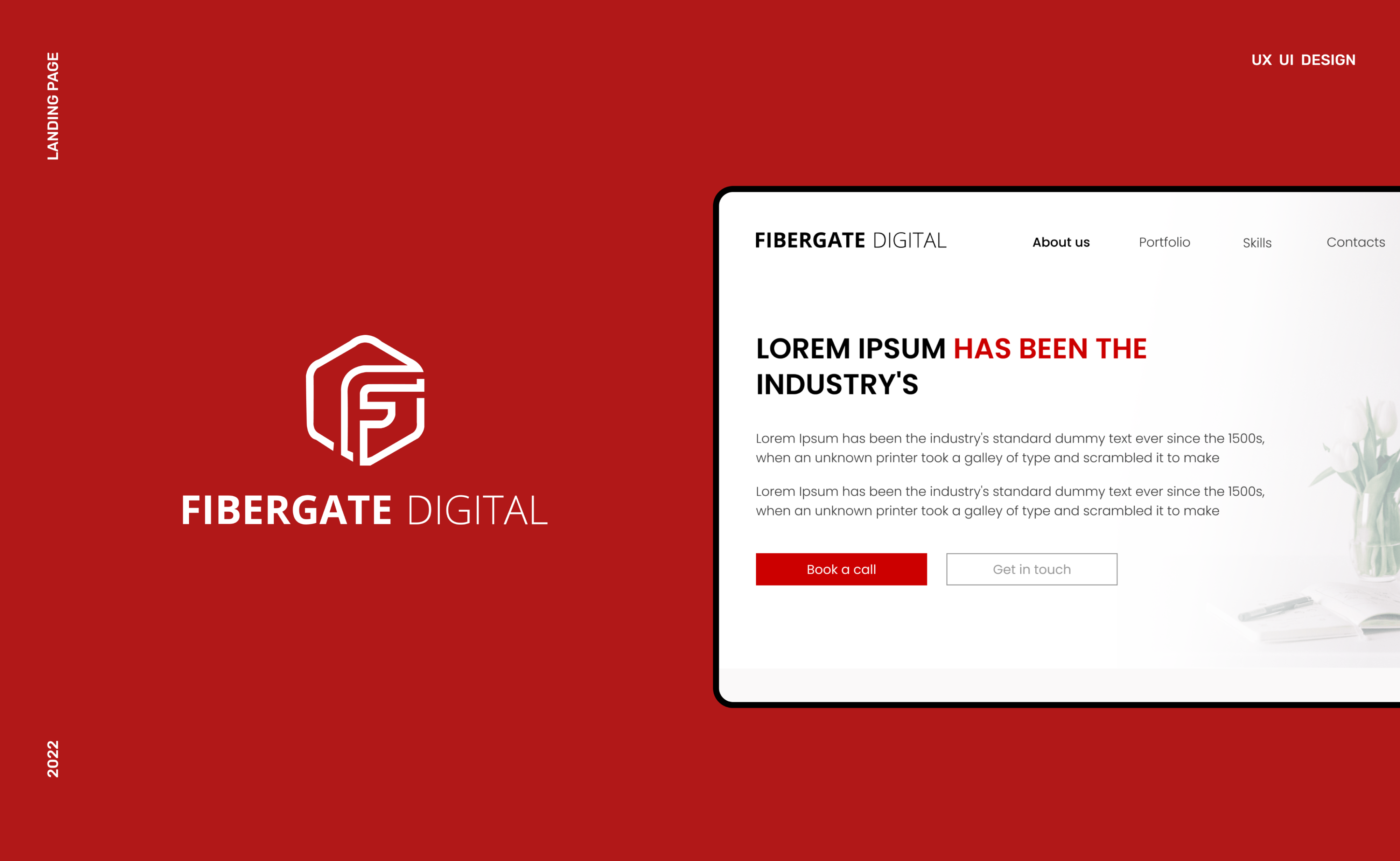 Example of Landing page | Fibergatedigital.com