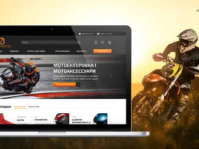 Website | DinaMoto design ui ukraine ux website