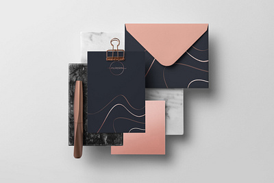 Aurora Envelope brand branding card design graphic design icon illustration logo typography vector