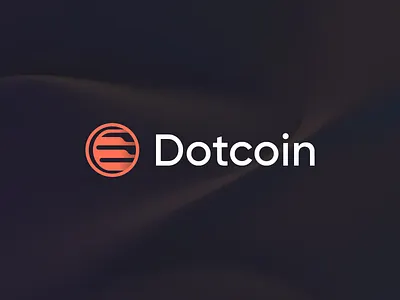 Dotcoin logo altcoin bitcoin blockchain branding coin crypto cryptocurrecny currency defi exchange fintech icon identity investment lending logo metaverse network nft token